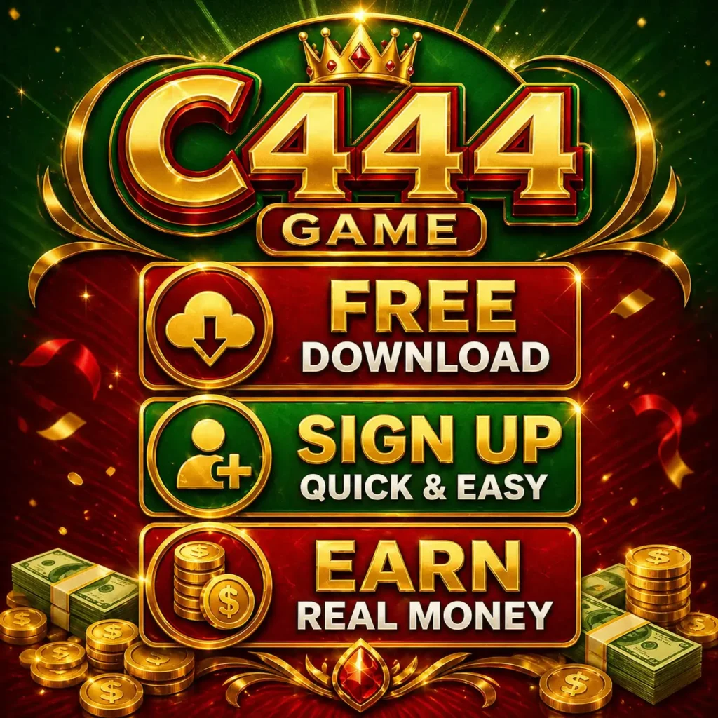 C444 Game free download, sign up and then make unlimited money by winning bonuses